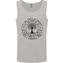 Trees What a Wonderful World Environment Mens Vest Tank Top Sports Grey