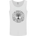 Trees What a Wonderful World Environment Mens Vest Tank Top White
