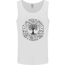 Trees What a Wonderful World Environment Mens Vest Tank Top White