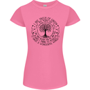Trees What a Wonderful World Environment Womens Petite Cut T-Shirt Azalea