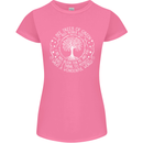 Trees What a Wonderful World Environment Womens Petite Cut T-Shirt Azalea