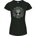 Trees What a Wonderful World Environment Womens Petite Cut T-Shirt Black