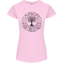 Trees What a Wonderful World Environment Womens Petite Cut T-Shirt Light Pink