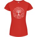Trees What a Wonderful World Environment Womens Petite Cut T-Shirt Red