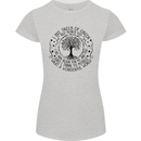 Trees What a Wonderful World Environment Womens Petite Cut T-Shirt Sports Grey