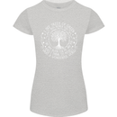Trees What a Wonderful World Environment Womens Petite Cut T-Shirt Sports Grey