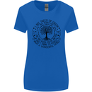 Trees What a Wonderful World Environment Womens Wider Cut T-Shirt Royal Blue