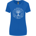 Trees What a Wonderful World Environment Womens Wider Cut T-Shirt Royal Blue