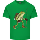Trekking Hiking Rambling Frog Toad Funny Kids T-Shirt Childrens Irish Green