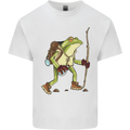 Trekking Hiking Rambling Frog Toad Funny Kids T-Shirt Childrens White