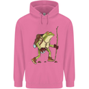 Trekking Hiking Rambling Frog Toad Funny Mens 80% Cotton Hoodie Azelea