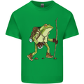 Trekking Hiking Rambling Frog Toad Funny Mens Cotton T-Shirt Tee Top Irish Green