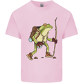 Trekking Hiking Rambling Frog Toad Funny Mens Cotton T-Shirt Tee Top Light Pink