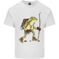 Trekking Hiking Rambling Frog Toad Funny Mens Cotton T-Shirt Tee Top White