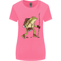 Trekking Hiking Rambling Frog Toad Funny Womens Wider Cut T-Shirt Azalea