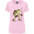 Trekking Hiking Rambling Frog Toad Funny Womens Wider Cut T-Shirt Light Pink