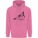 Triathlon Running Swimming Cycling Childrens Kids Hoodie Azalea