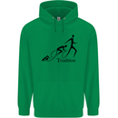 Triathlon Running Swimming Cycling Childrens Kids Hoodie Irish Green