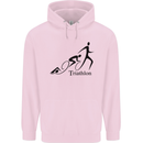 Triathlon Running Swimming Cycling Childrens Kids Hoodie Light Pink