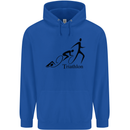 Triathlon Running Swimming Cycling Childrens Kids Hoodie Royal Blue