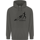 Triathlon Running Swimming Cycling Childrens Kids Hoodie Storm Grey