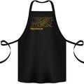Triathlon Running Swimming Cycling Cotton Apron 100% Organic Black