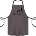 Triathlon Running Swimming Cycling Cotton Apron 100% Organic Dark Grey