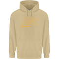 Triathlon Running Swimming Cycling Mens 80% Cotton Hoodie Sand