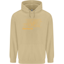 Triathlon Running Swimming Cycling Mens 80% Cotton Hoodie Sand