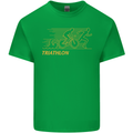 Triathlon Running Swimming Cycling Mens Cotton T-Shirt Tee Top Irish Green