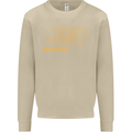 Triathlon Running Swimming Cycling Mens Sweatshirt Jumper Sand