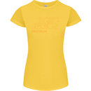 Triathlon Running Swimming Cycling Womens Petite Cut T-Shirt Yellow