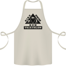Triathlon Triangle Running Swimming Cycling Cotton Apron 100% Organic Natural