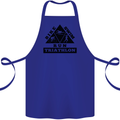 Triathlon Triangle Running Swimming Cycling Cotton Apron 100% Organic Royal Blue