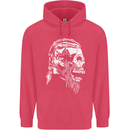 Tribal Viking Skull Childrens Kids Hoodie Heliconia