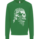 Tribal Viking Skull Kids Sweatshirt Jumper Irish Green