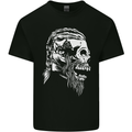 Tribal Viking Skull Kids T-Shirt Childrens Black