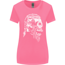 Tribal Viking Skull Womens Wider Cut T-Shirt Azalea