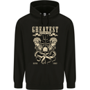 Trident Skull Scuba Diving Octopus Cthulhu Childrens Kids Hoodie Black