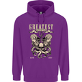 Trident Skull Scuba Diving Octopus Cthulhu Childrens Kids Hoodie Purple