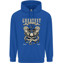 Trident Skull Scuba Diving Octopus Cthulhu Childrens Kids Hoodie Royal Blue