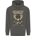 Trident Skull Scuba Diving Octopus Cthulhu Childrens Kids Hoodie Storm Grey