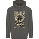 Trident Skull Scuba Diving Octopus Cthulhu Childrens Kids Hoodie Storm Grey
