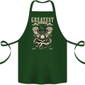 Trident Skull Scuba Diving Octopus Cthulhu Cotton Apron 100% Organic Forest Green