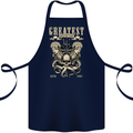 Trident Skull Scuba Diving Octopus Cthulhu Cotton Apron 100% Organic Navy Blue