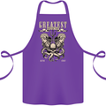 Trident Skull Scuba Diving Octopus Cthulhu Cotton Apron 100% Organic Purple