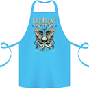 Trident Skull Scuba Diving Octopus Cthulhu Cotton Apron 100% Organic Turquoise
