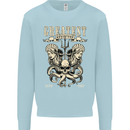 Trident Skull Scuba Diving Octopus Cthulhu Kids Sweatshirt Jumper Light Blue