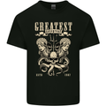 Trident Skull Scuba Diving Octopus Cthulhu Kids T-Shirt Childrens Black