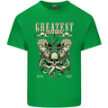 Trident Skull Scuba Diving Octopus Cthulhu Kids T-Shirt Childrens Irish Green